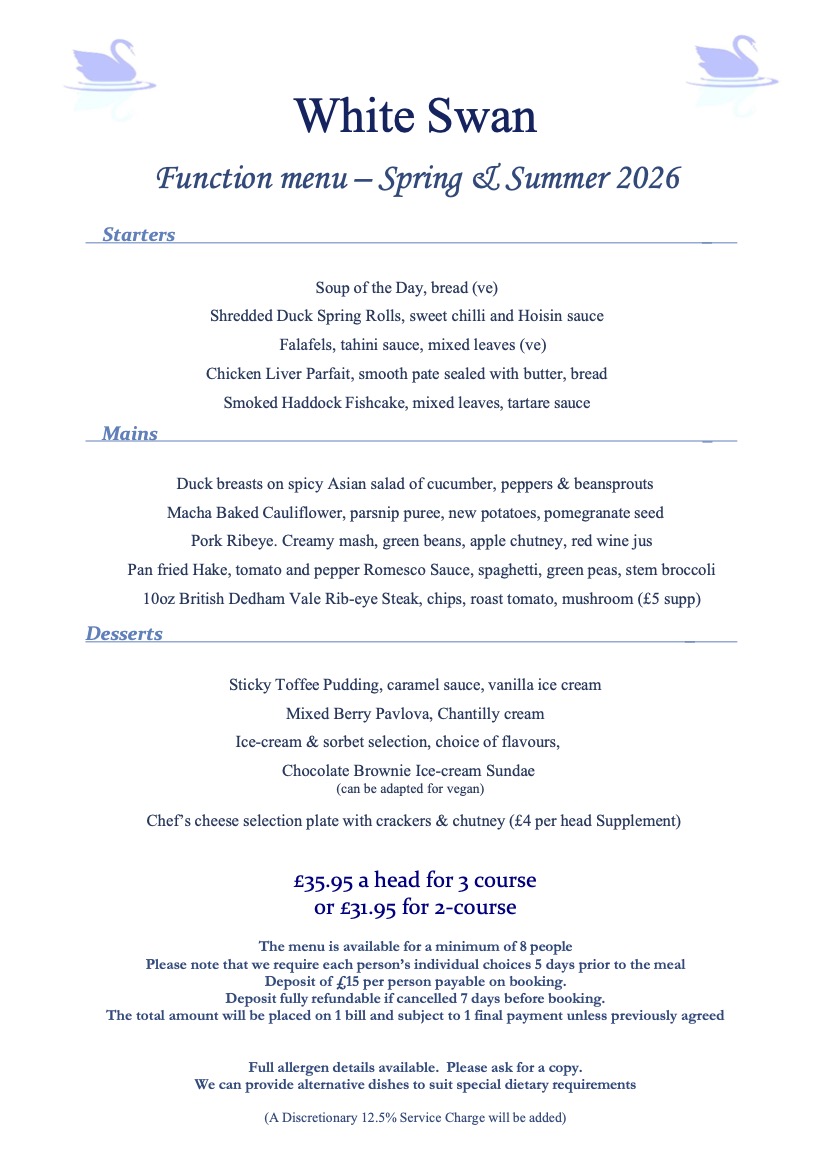 White Swan Function Summer 26